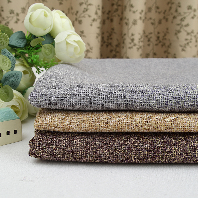 07阳麻 亚麻 汽车座套面料沙发布 梭织面料 轩诗贝