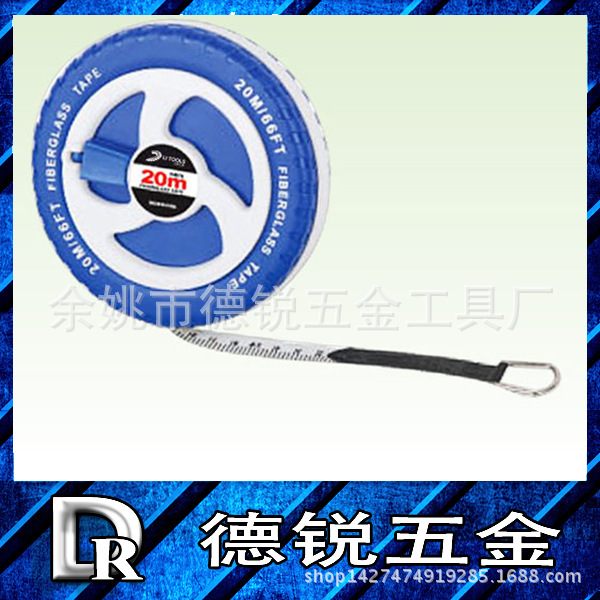厂家供应 20m 30m 50m 长皮卷尺 纤维尺 测量工具皮尺