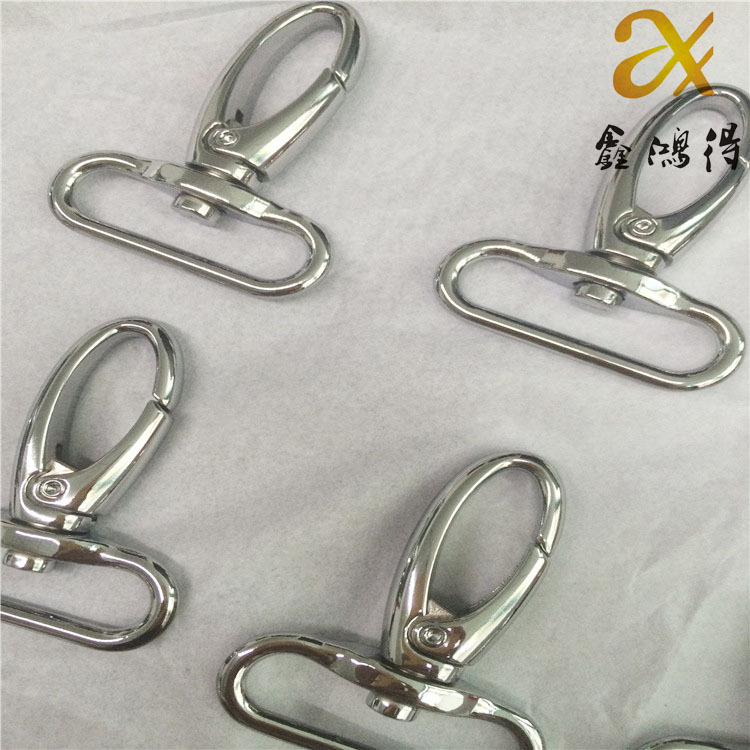 狗扣电镀三价铬加工｜锌合金电镀环保铬加工|钥匙扣电镀铬加工厂