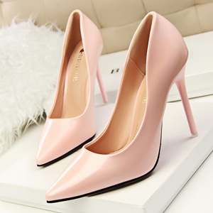 740-3 han edition contracted sexy fashion show thin professional OL shoes thin shallow mouth pointed single shoes