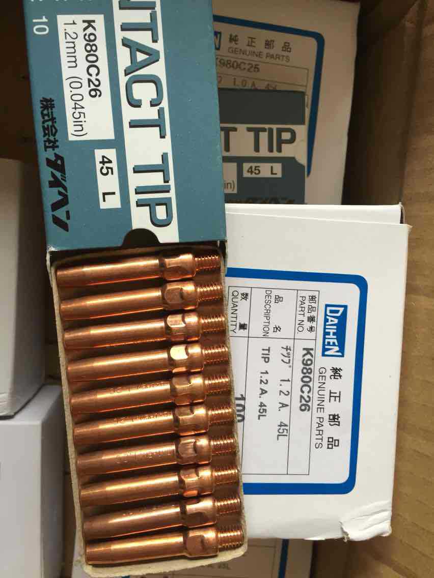 OTC原装进口导电嘴K980C26手工焊/机器人人用原装进口导电嘴1.2