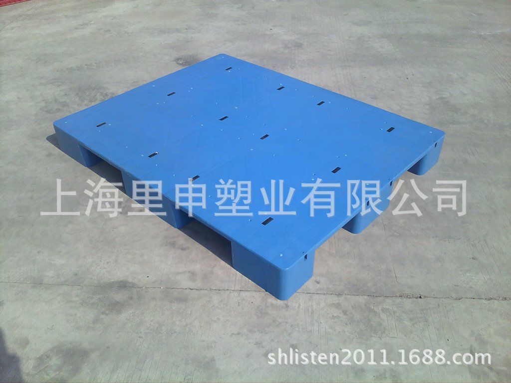 1.4*1.4米单面九脚托盘 单面塑料仓板 红色黄色绿色灰色塑料栈板