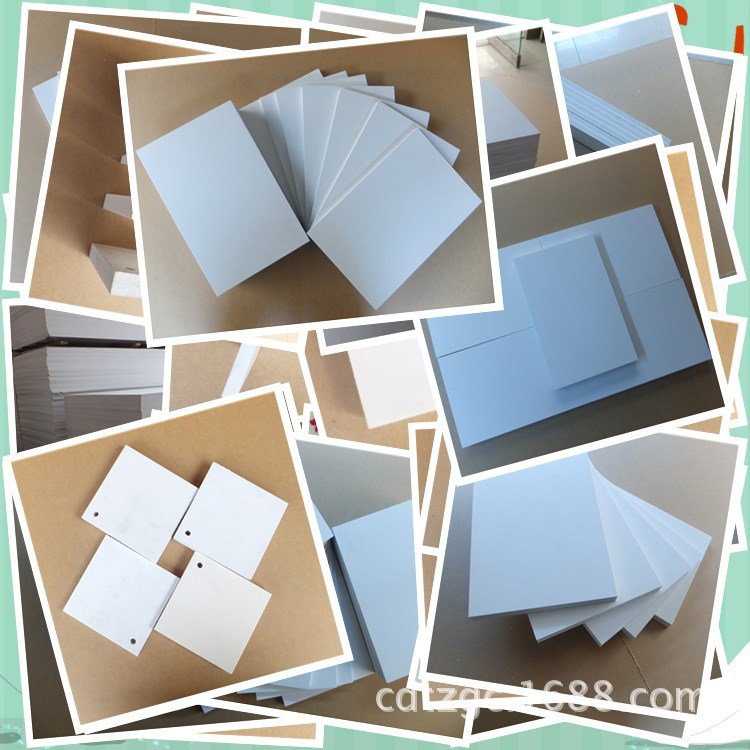 四川地区厂家 批发14mm厚阻燃全结皮PVC高密度发泡雕刻雪佛板