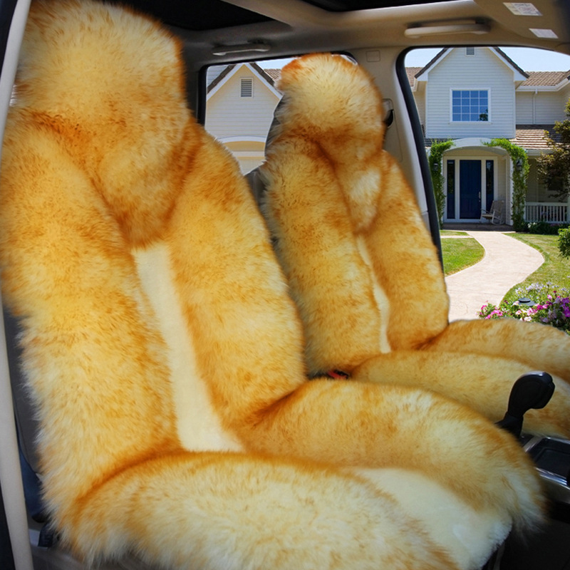 供應冬季汽車羊毛坐墊 轎車毛皮靠背 2016新款靠背上市
