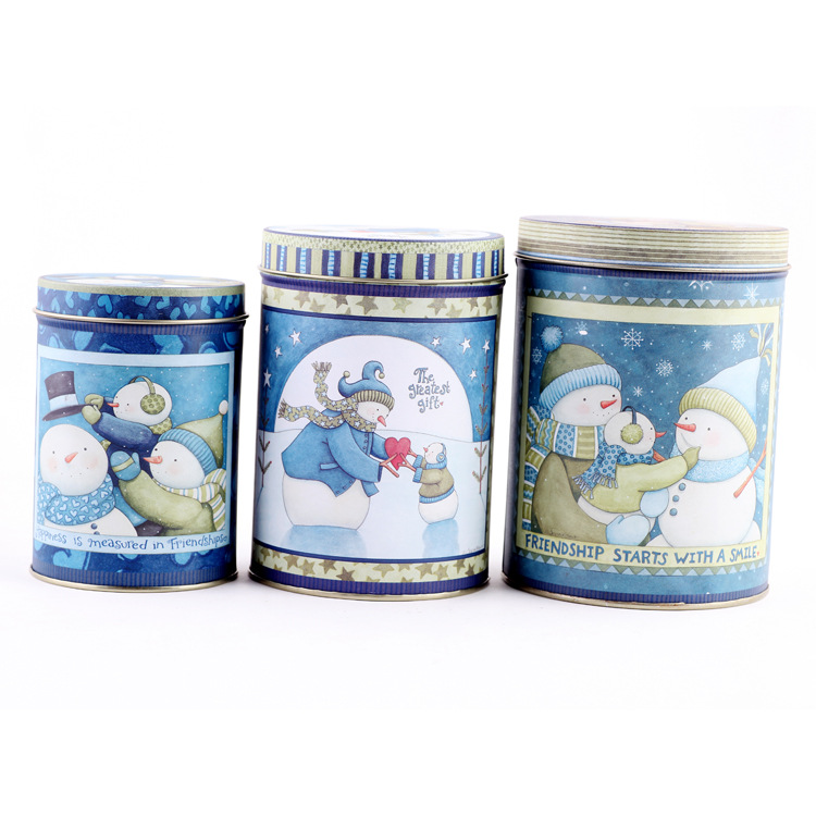 创意礼品马口铁金属铁罐 专业生产圆形金属铁罐 食品金属包装罐