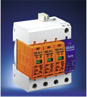 OBO V25-B+C/1+NPE/FS 单相二线 B+C 级OBO防雷器带遥信触点