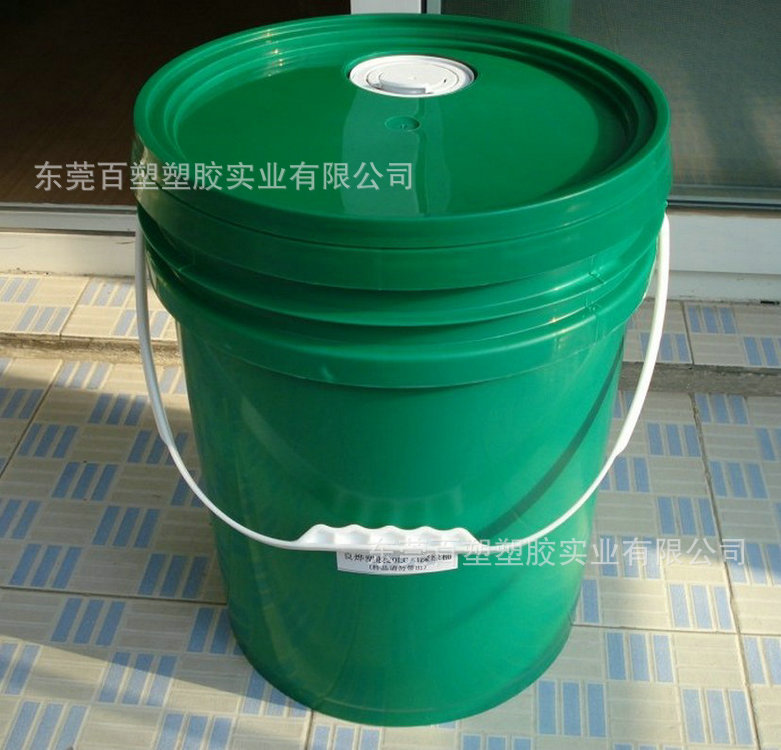 厂家直销优质加厚塑料机油桶 涂料桶 广口提手桶出口圆桶颜色多种
