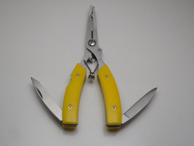 钓鱼工具,带钩弯咀钓鱼钳，路亚钳HD-822D