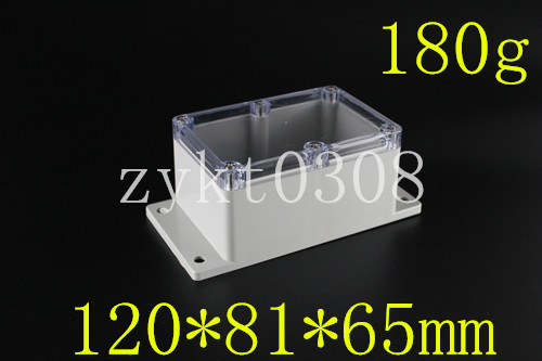 F9T透明防水盒塑料120*81*65mm接线盒 塑料防水盒开孔 室外接线盒