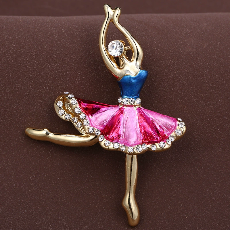 Корейская версия элитной бриллиантной картины angel painting oil White snow Princess Ballet брошь фабричная продажа Taobao