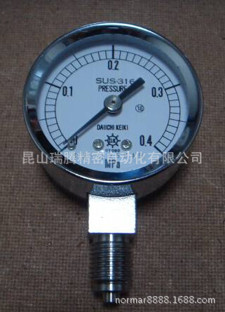 KOT-216A-0.4MPa DK一计器制作所DAIICHI-KEIKI不锈钢压力表