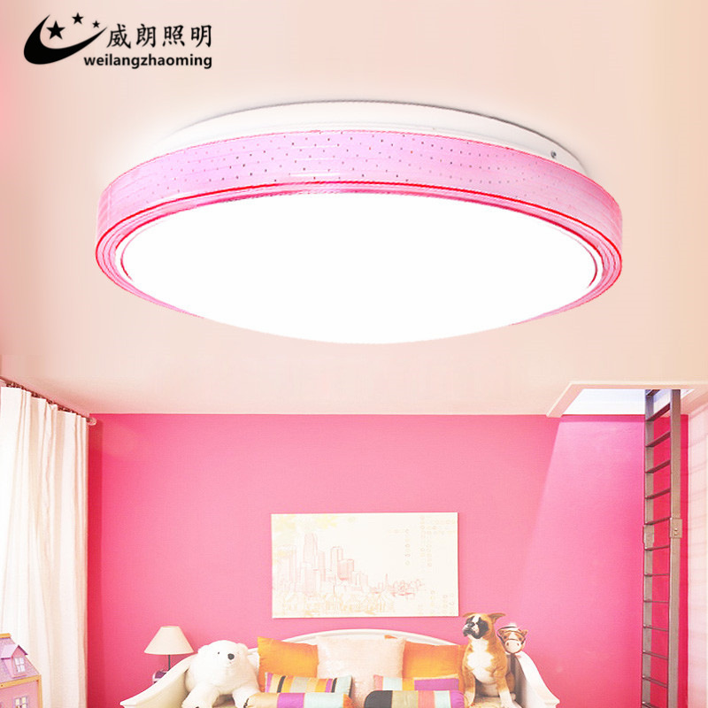 led吸顶灯彩边单层亚克力客厅灯现代简约卧室灯儿童房间阳台|ms