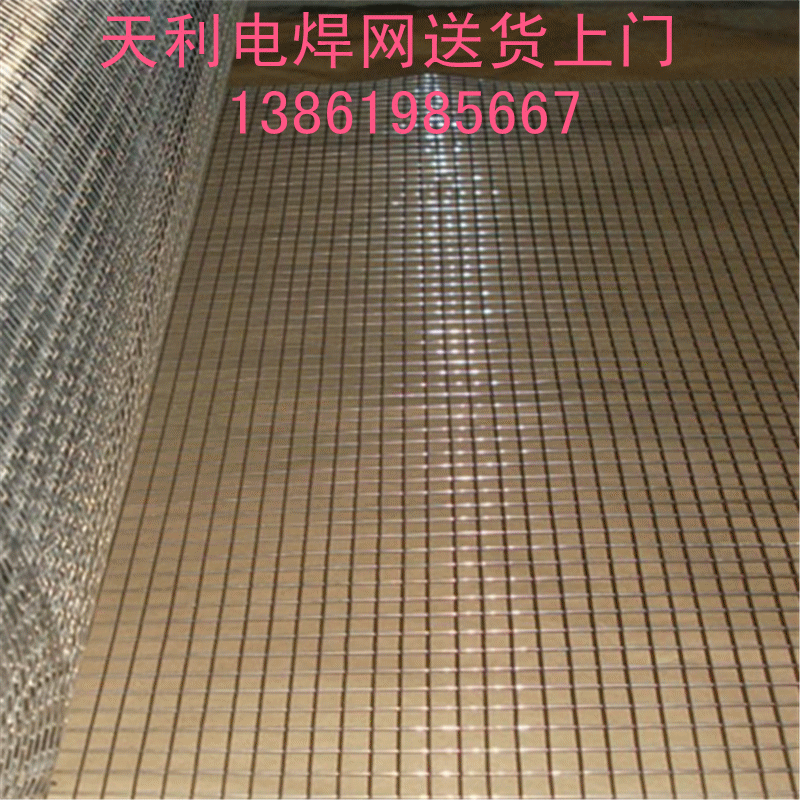 点焊钢丝网粉墙镀锌养殖鱼塘果园圈地装饰工地用网铁丝网不锈钢