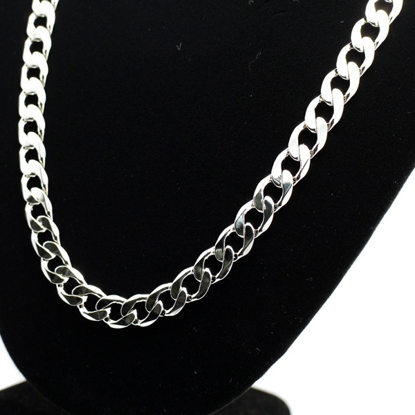Alloy Chain Hip-hop Fashion Simple Necklace Wide Long Necklace display picture 5
