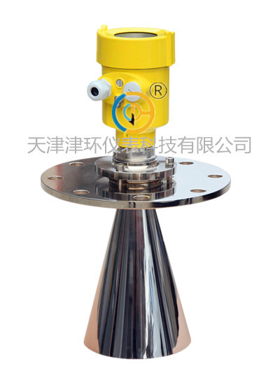 JHRD54测量块料粉料的雷达物位计，万向法兰安装雷达料位计