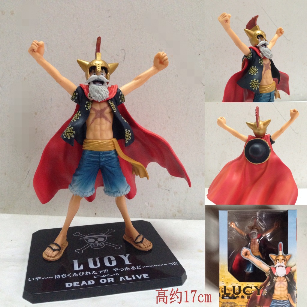 角鬥士路飛，約17cm，34元