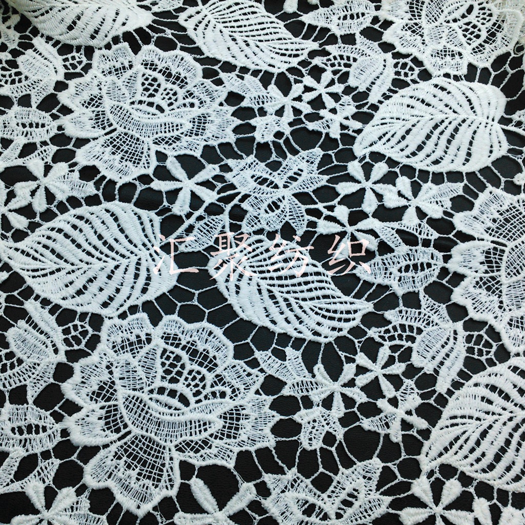 水溶绣花 电脑绣花 镂空花边 电脑刺绣