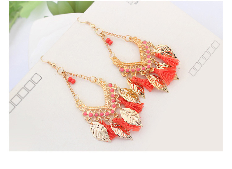 Tassel Earrings - Light Blue