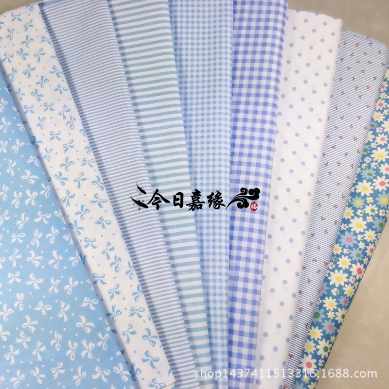 批发-斜纹全棉印花布-1.6米门幅斜纹全棉布料-AB版