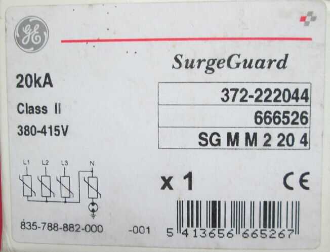 SG M M 2 20 4     666526     372-222044   20KA/AC380-415V