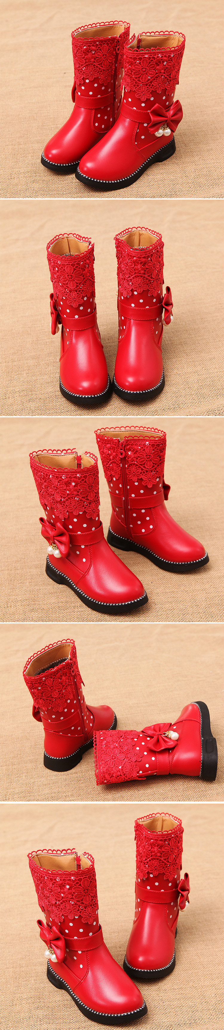 Chaussures enfants en autre pour hiver - semelle caoutchouc - Ref 1002904 Image 11