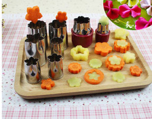 不锈钢蔬菜水果切模 胡萝卜造型器 切花器 DIY模具 面片造型器