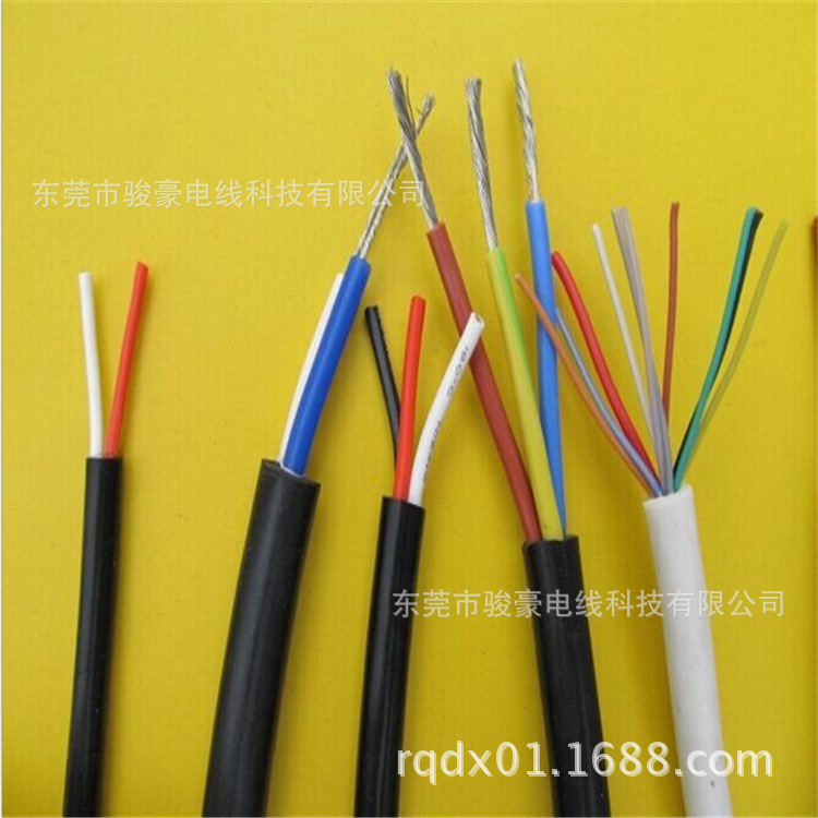 骏豪电线生产硅胶控制电缆 3*1.0平方 供应H05SS-F硅胶电源线