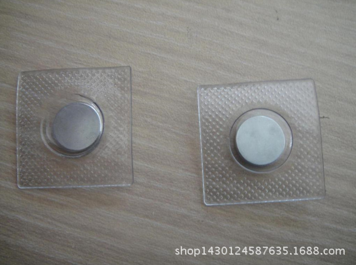 方形PVC塑胶透明膜磁铁磁扣 10 12 14 15 18 20 25*1.5 2 2.5MM