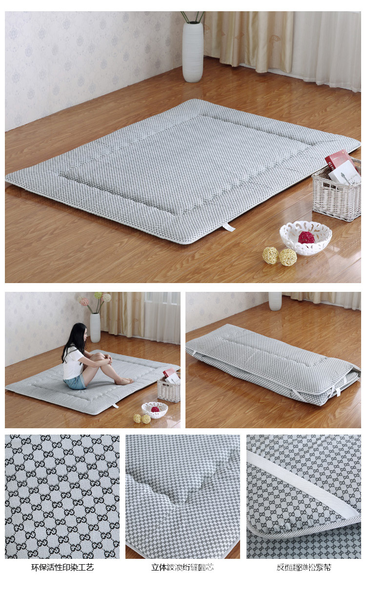 聚酯纤维印花床垫