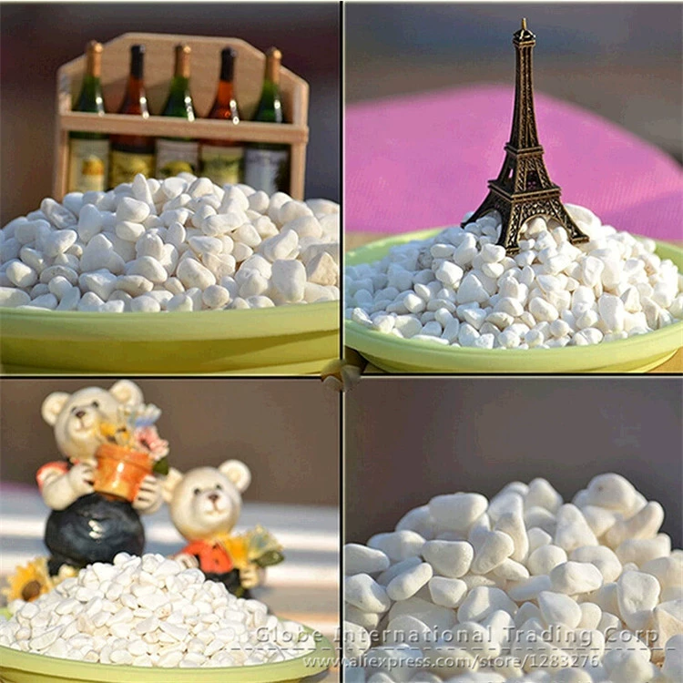 Садоводство белый камень украшения для аквариума цветочный горшок мощение двор ландшафтный дизайн сада Бесплатная доставка