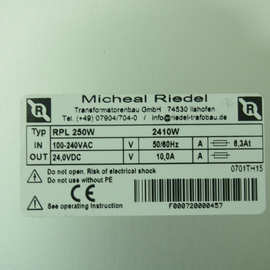 MICHEAL RIEDEL RPL250W 2410W