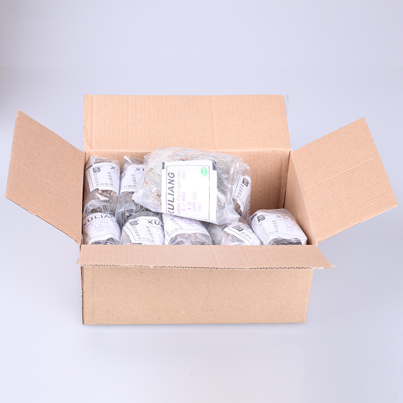 生产工厂  批发1/4W插件碳膜电阻散装铁脚CP线0.25W高精