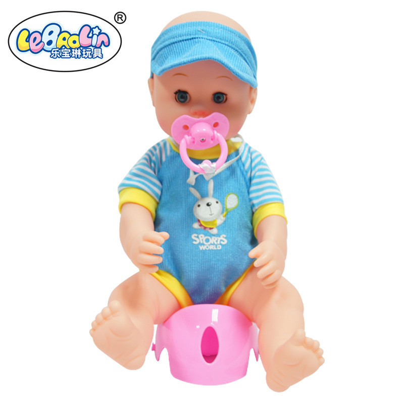 Muñeca de simulación, agua potable, orinar, muñeca con vajilla, ropa, orinal, biberón, chupete, juguete para niños