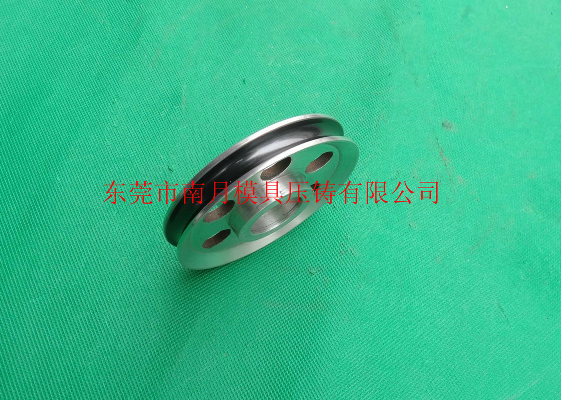 厂家供应机械过线导线ø 90*15 喷瓷导轮耐磨转动铝轮