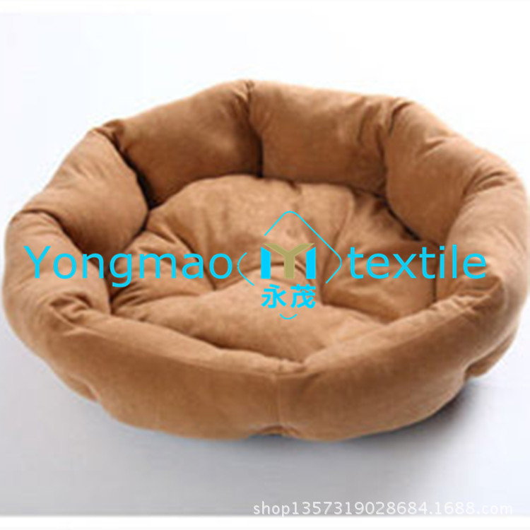 厂家直销 精品宠物窝面料 全涤经编花点绒