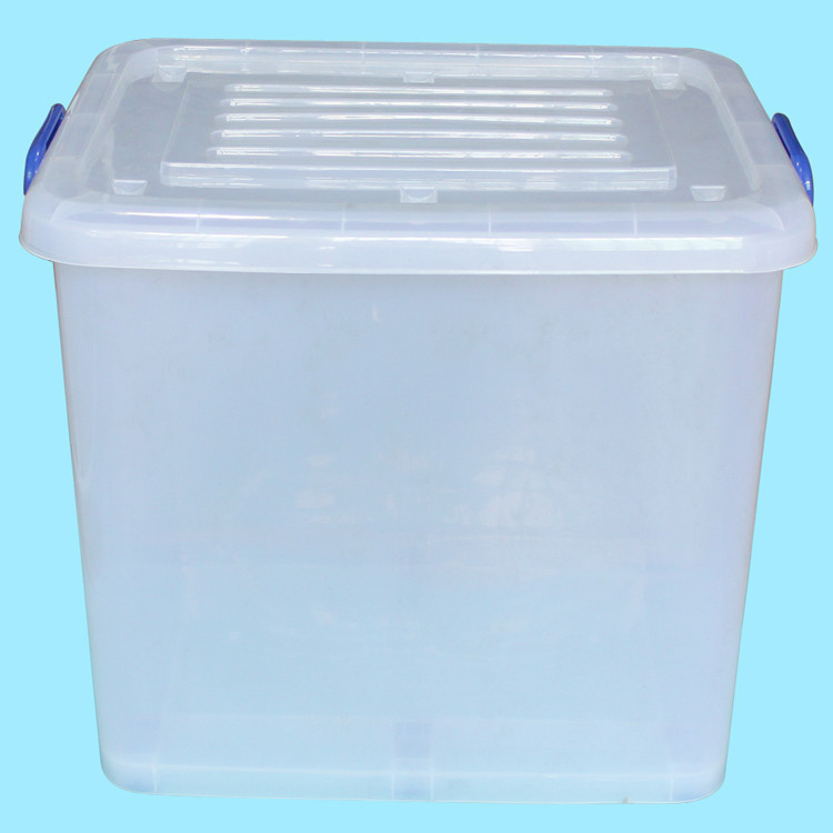 新品批发加厚密封轮透明塑料盒收纳盒储物箱大号塑料长方形收纳箱