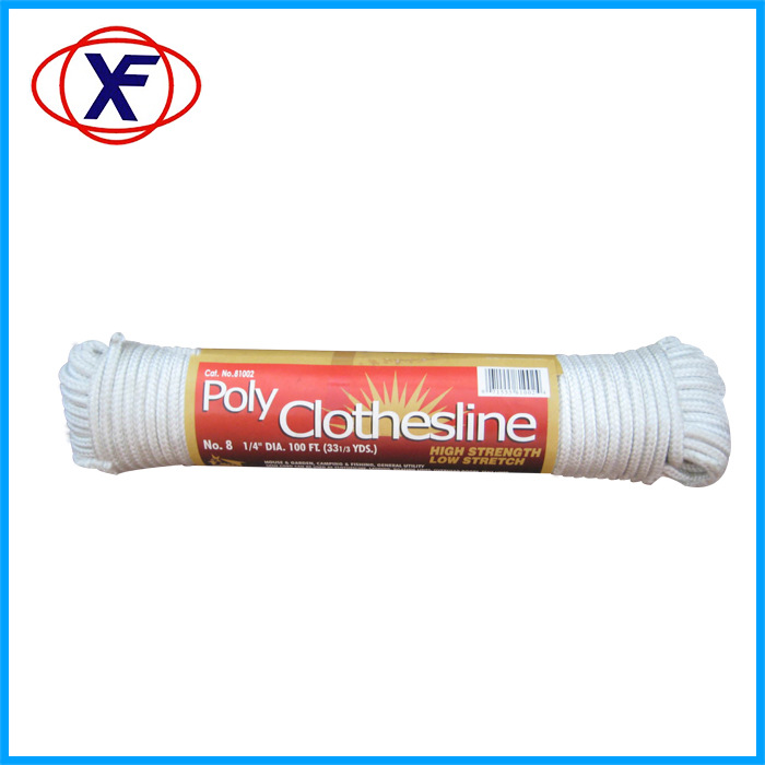 编织绳加工 高质耐磨编织机械用绳 大力马涤纶编织绳雪橇绳