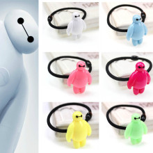 FQ99新款超能陆战队幸运机器人baymax大白发圈 白胖子卡通发圈