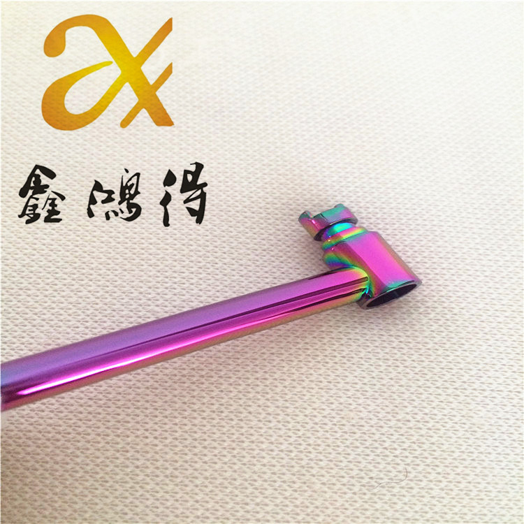 真空电镀厂电镀彩色加工不锈钢七彩电镀 彩虹色炫彩电镀PVD真空镀