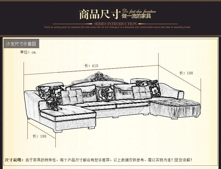 欧式复古布艺组合沙发 布艺L型转角布艺沙发 紫色布艺可拆洗沙发