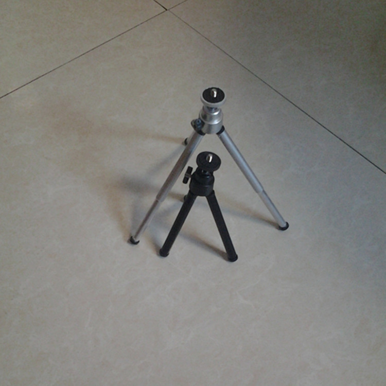 Z02-A 铝管 双节 塑料头 镀金属螺牙 数码相机三脚架 迷你架 支架