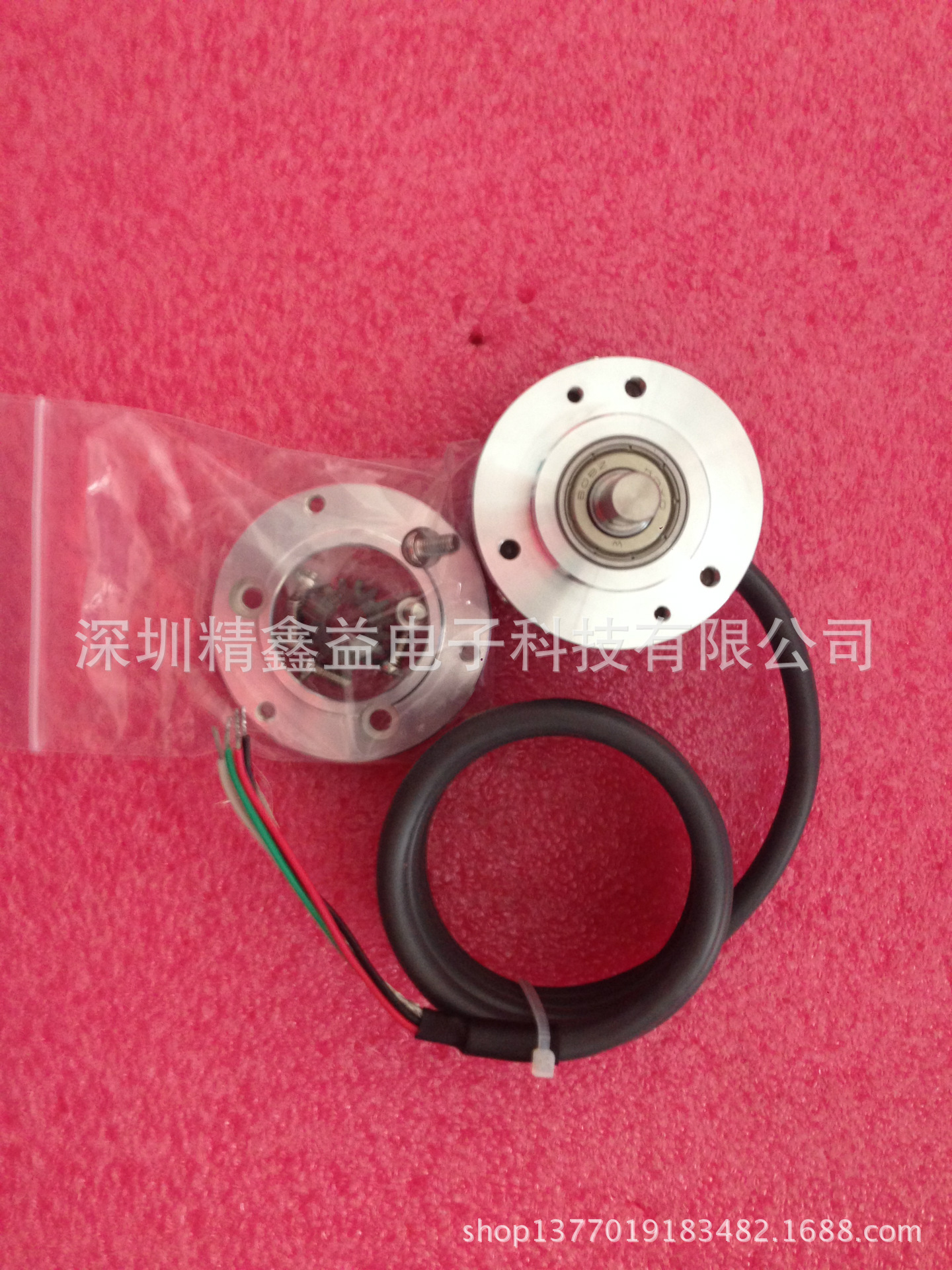 供应现货500脉冲注塑机光电编码器500P注塑机解码器加法兰齿轮