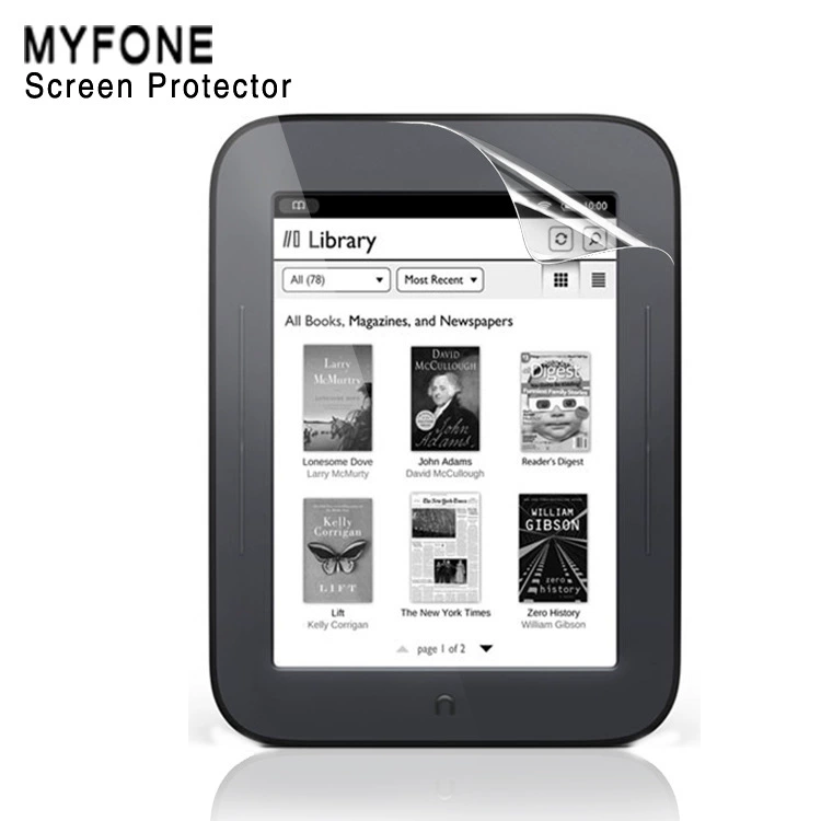 NOOK GLOWLIGHT термостойкая стеклянная мембрана e-book защитная пленка для экрана