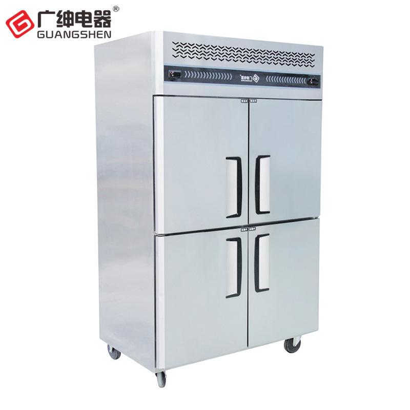GB1.0L4T全国联保 广绅电器 四门全铜商用冷藏冷柜