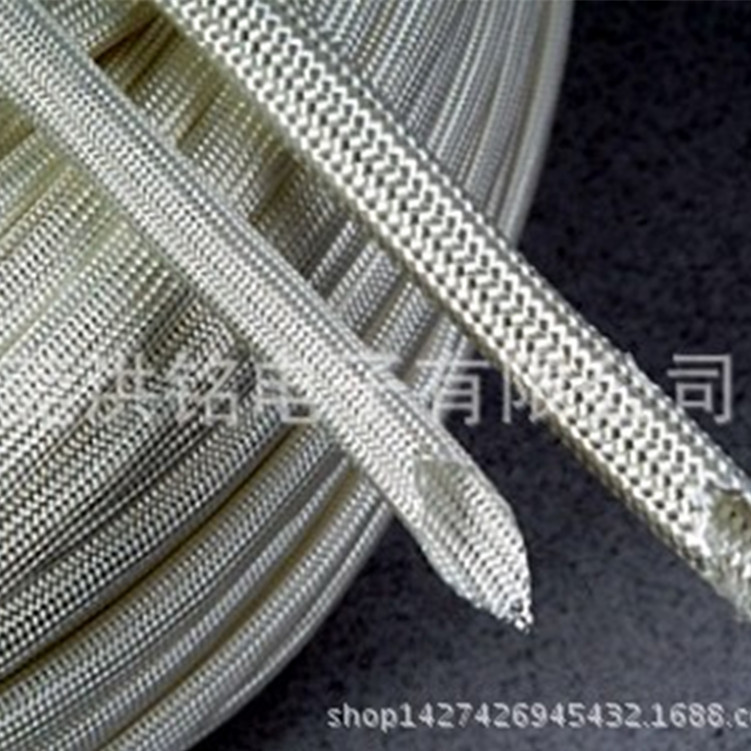 耐高温600℃硅橡胶玻璃纤维管、胚管、定纹管、耐高温玻纤管