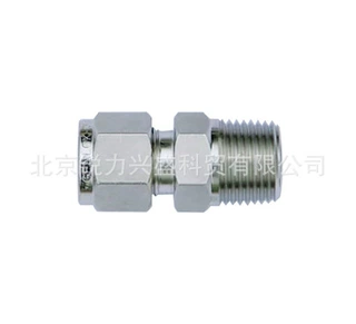 捷锐卡套接头外螺纹管接头SS-MC-TF4-NT2捷锐1/4卡套转1/8NPT