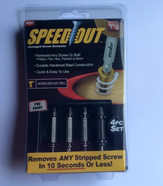 SpeedOut 拧螺丝器 拧螺丝接口 螺丝链接口 螺丝提取器 130克