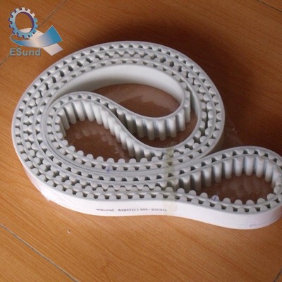 聚氨酯同步帶，內夾鋼絲，抗拉性強，白色/黑色，不掉粉塵不易斷