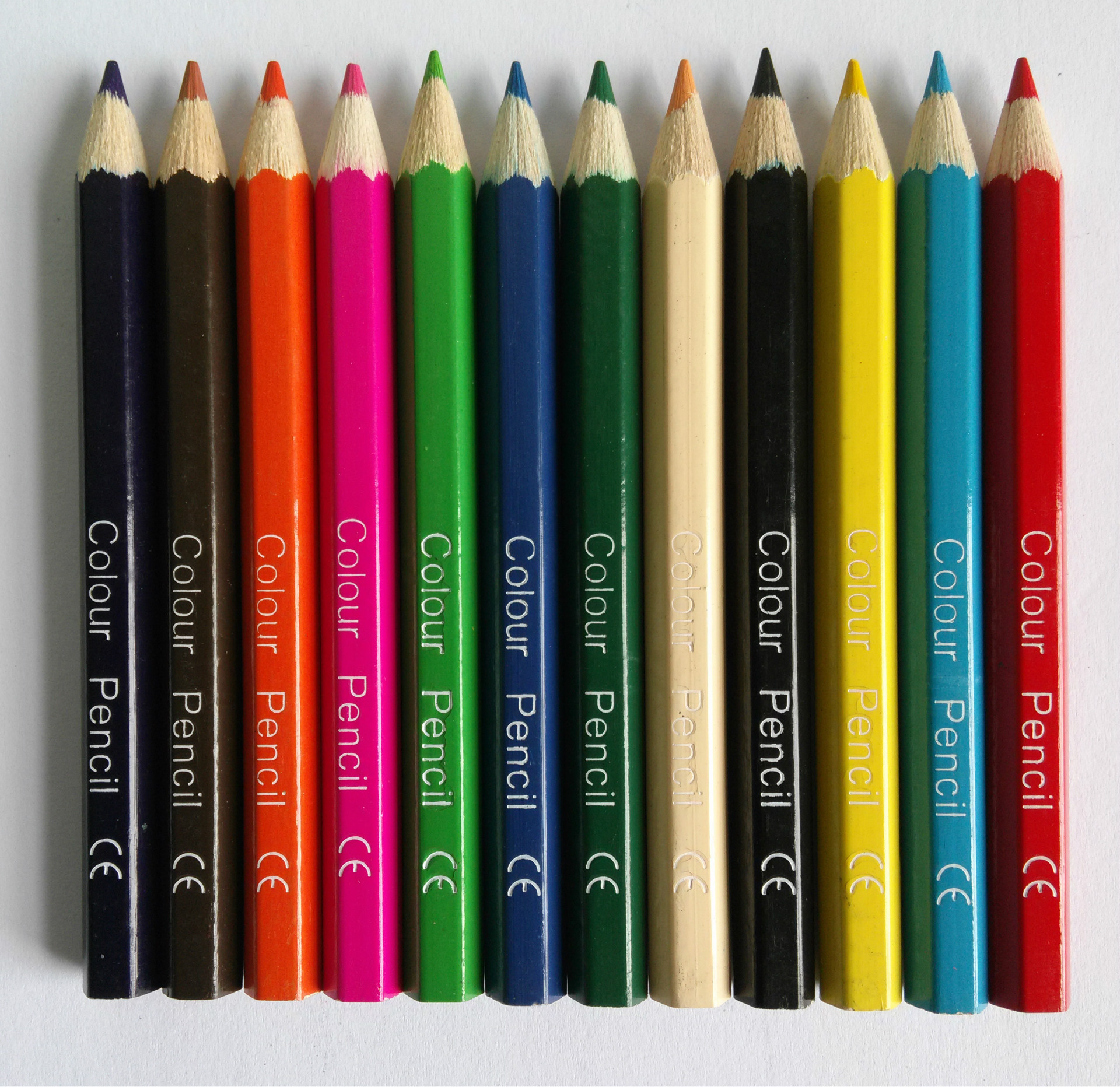 Manufacturers supply 3.5 Inch color pencil(wooden )Pupils pencil HB pencil