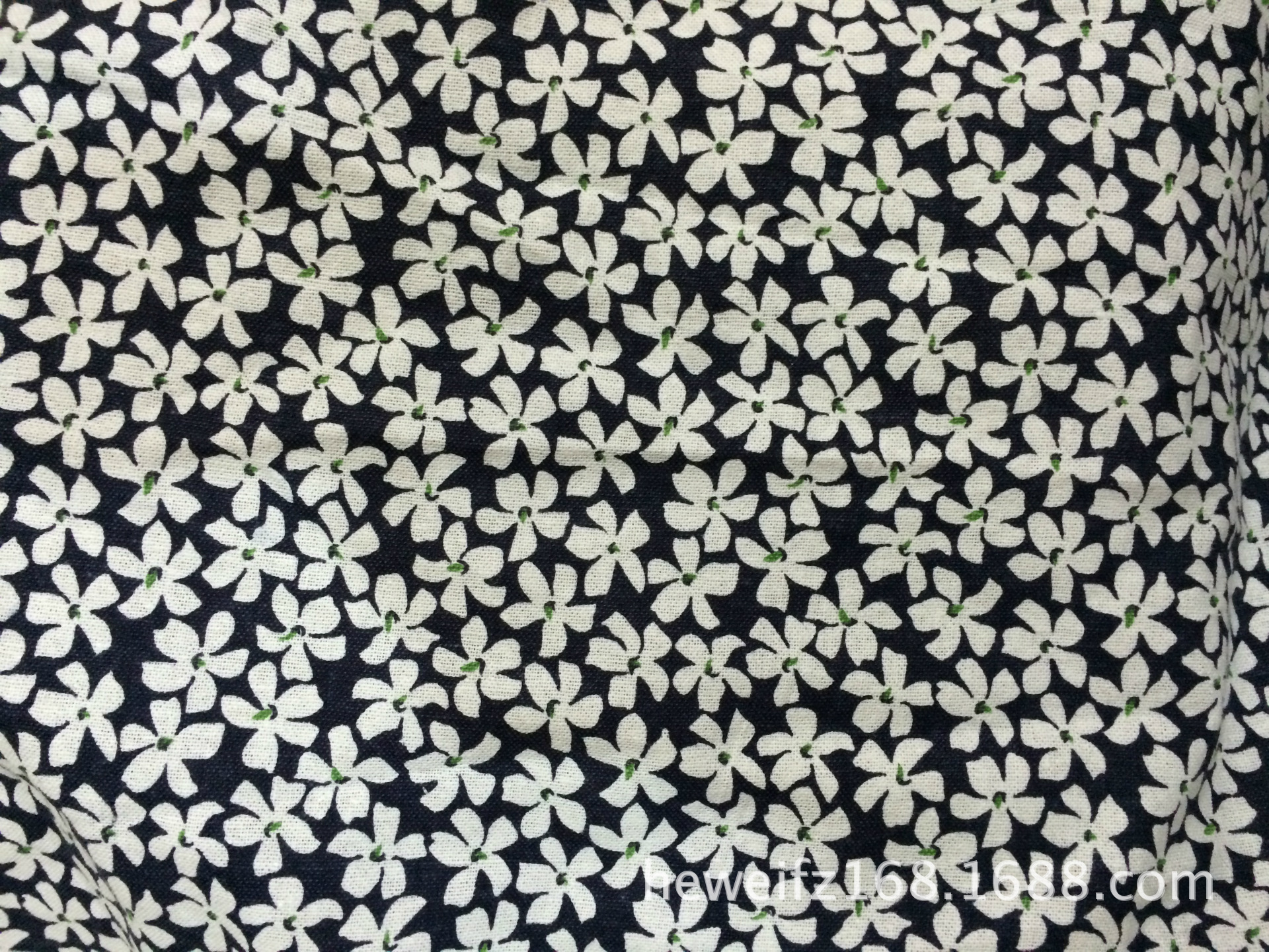 厂价直销 F8082 现货供应 麻棉印花 时尚服装棉麻桌布窗帘面料